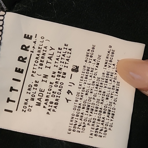 Versace Jeans Couture Wool Blend Black Long Sleeve Crew Neck Sweater Mens S - Picture 8 of 16